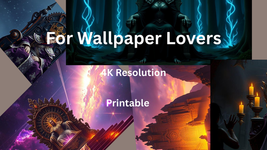 Dark Fantasy Throne King Wallpaper | Gothic Demon Lord Digital Art | Epic Throne Room Printable Wall Art