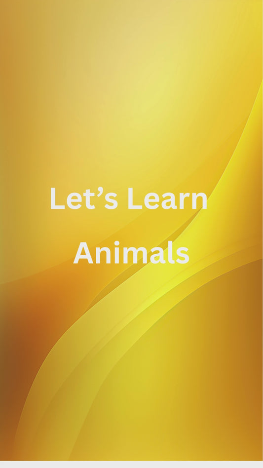 Let’s Learn Animals! – Animated Flashcards for Kids